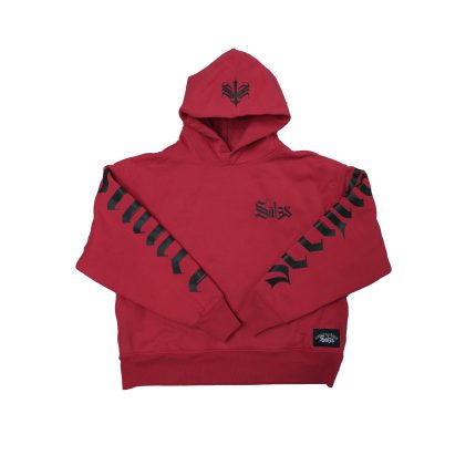 RED STAPLE LOGO HOODY