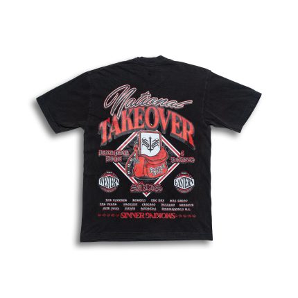 SINNER SEEKING X BACKPACKBOYZ NATIONAL TAKEOVER TEE